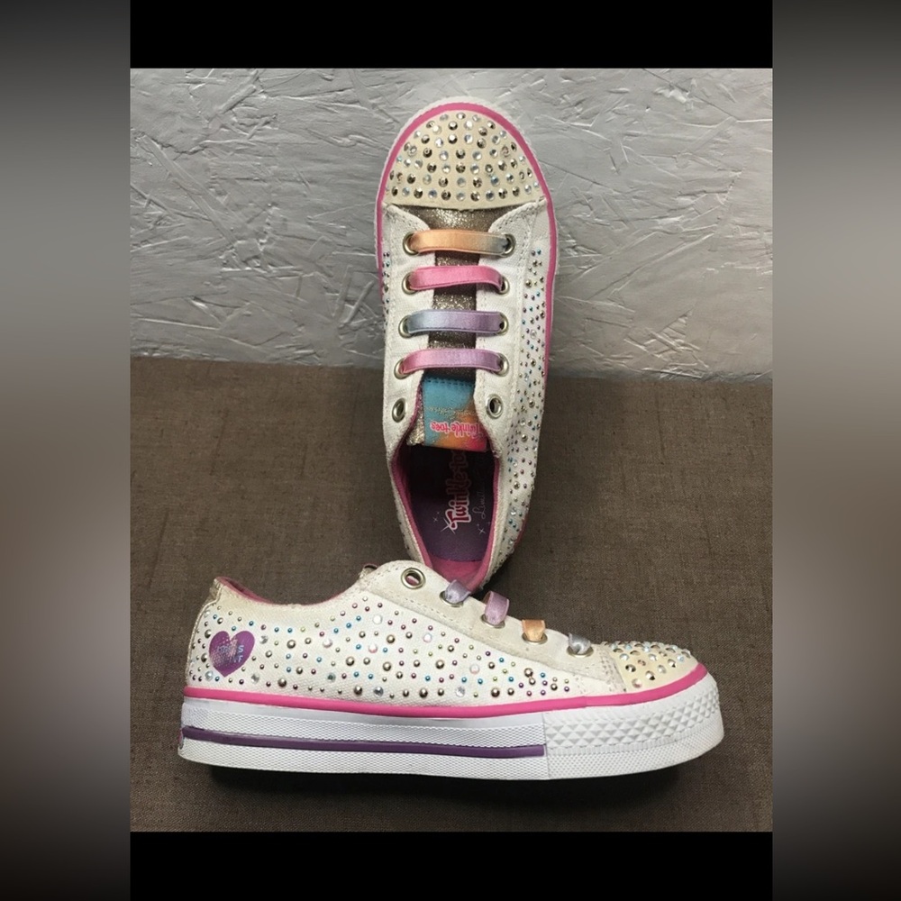 Skechers Twinkle Toes Kid's Sneakers Size 13 Limited Edition Lights Up